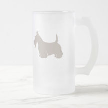 Scottish Terrier Classic Silhouette Coffee Mugs