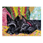 Scottish Terrier Cottage Postcards