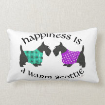 Scottish Terrier Happiness Pillow