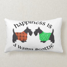 Scottish Terrier Happiness Pillow