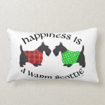 Scottish Terrier Happiness Pillow