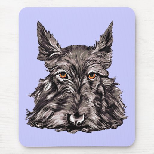 Scottish Terrier in Black Mouse Mats