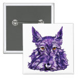 Scottish Terrier in Purple Pin