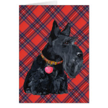 Scottish Terrier Love Greeting Card