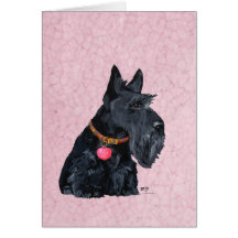 Scottish Terrier Love Greeting Cards