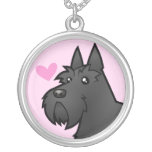 Scottish Terrier Love Pendants