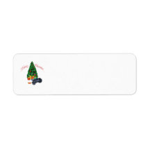 Scottish Terrier Nap Christmas Return Address Label