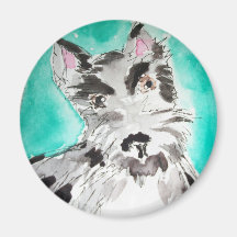 Scottish terrier refrigerator magnet