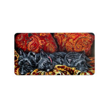 Scottish Terrier Sofa Custom Address Labels