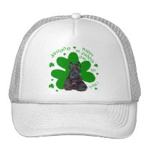 Scottish Terrier St. Paddys Day Trucker Hats