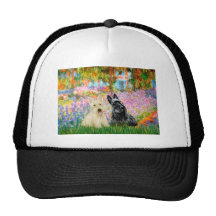 Scottish Terrier (two BW) - Garden Hats