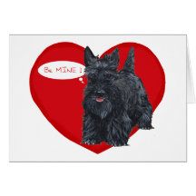 Scottish Terrier Valentine Card