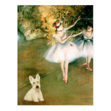 Scottish Terrier (W5) - Two Dancers Post Cards