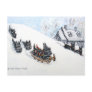 Scottish Terriers Sledding Post Card
