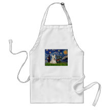 Scottish Terriers (two-BW) - Starry Night Aprons