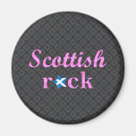 scottishs Rock - Cute Pink Fridge Magnet