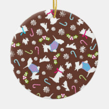 Scotty Dog Christmas Ornament