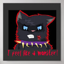 Scourge Feels Like a Monster! Poster