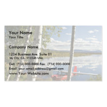 Scout on Kanuti Lake Business Cards