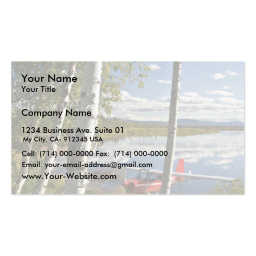 Scout on Kanuti Lake Business Cards