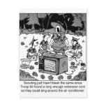 Scouting with Air Conditioners postcards