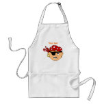 Scowling Boy Cute Pirate Stuff Customizable Apron