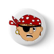 Scowling Boy Cute Pirate Stuff Customizable