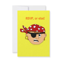Scowling Boy Cute Pirate Stuff Customizable