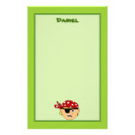 Scowling Boy Cute Pirate Stuff Customizable Stationery Design