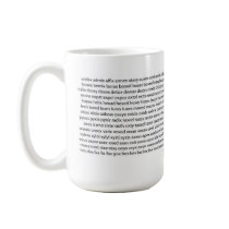 Scrabble Mug -  X Words List