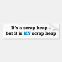 scrap heap autosticker