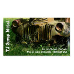 Scrap Metal Recycling & Garbage Pickup Business Card
