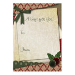 Scrap Style Gift Tag business cards
