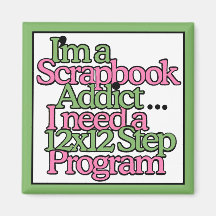 Scrapbook Addict! Magnets