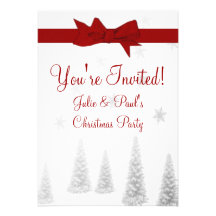 Scrapbook Christmas Party Invitation