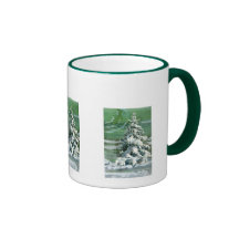 Scrapbook Fir Tree Mug