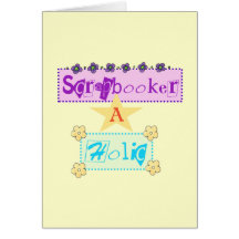 Scrapbooker T-shirts et cadeaux d'un Holic Carte De Vœux