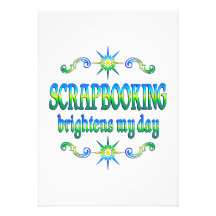 Scrapbooking Brightens Custom Announcements