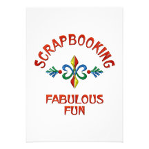 Scrapbooking Fabulous Fun Invitation