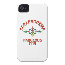 Scrapbooking Fabulous Fun iPhone 4 Case-Mate Case
