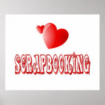 Scrapbooking Hearts Print