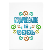 Scrapbooking is Cool Personalized Invitation