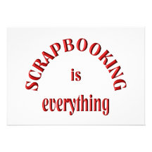 Scrapbooking is Everything Personalized Invites