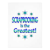 Scrapbooking is the Greatest Custom Announcements