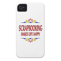 Scrapbooking Makes Life Happy Case-Mate iPhone 4 Case