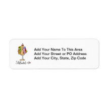 Scrapbooking Nut T-shirts and Gifts Custom Return Address Labels