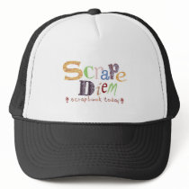 Scrape Diem (Scrapbooking) Trucker Hats
