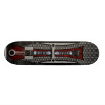 Scraped - Tech Metal Skateboard