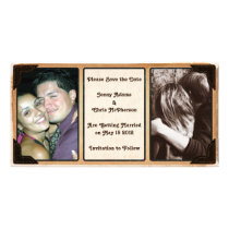 Scrappy Corners Save the Date Photo Invitation photo cards