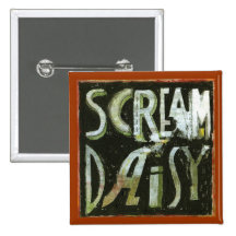 Scream Daisy Square 1 Pins